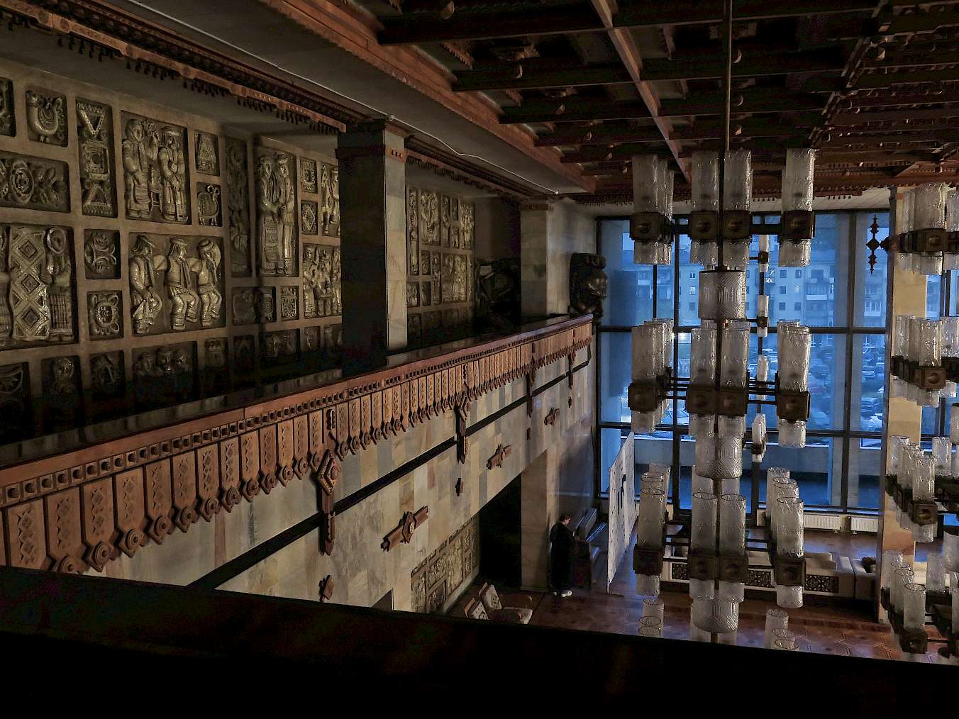 reliéfy divadla v Ivano-Frankivsku, foto David Zelinka