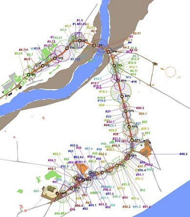 NESS Displaced map of geolocated sonic zones, credit Orange